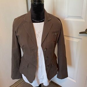 New York & Company Dark Brown Blazer